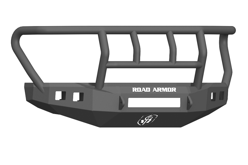Ford F-250 Front Bumper - Road Armor - Stealth w/Titan II Guard Standard Flare - Tex Blk - `17-`20